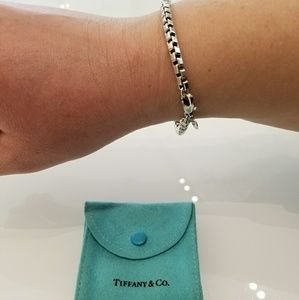 Authentic Tiffany chain link bracelet